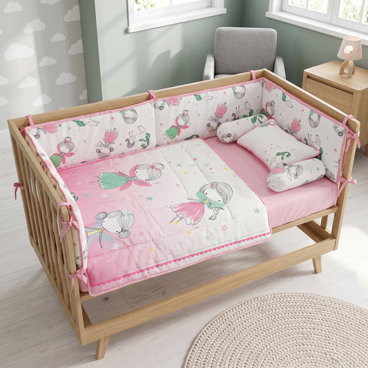 SL-028: Cot Bed Set 6 Piece