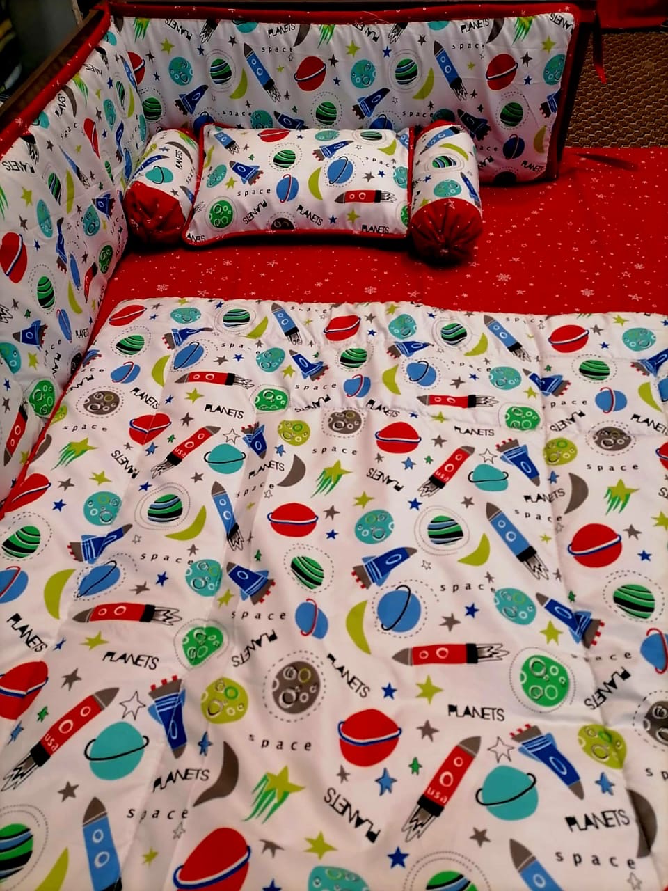 SL-024: Cot Bed Set 6 Piece